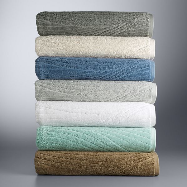 Simply Vera Vera Wang Gray Towels