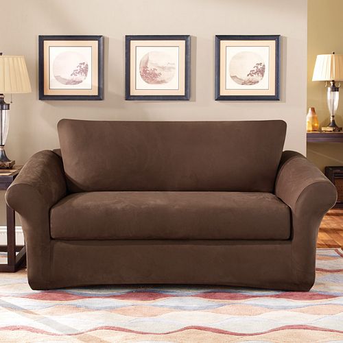 Sure Fit Stretch Suede Slipcovers