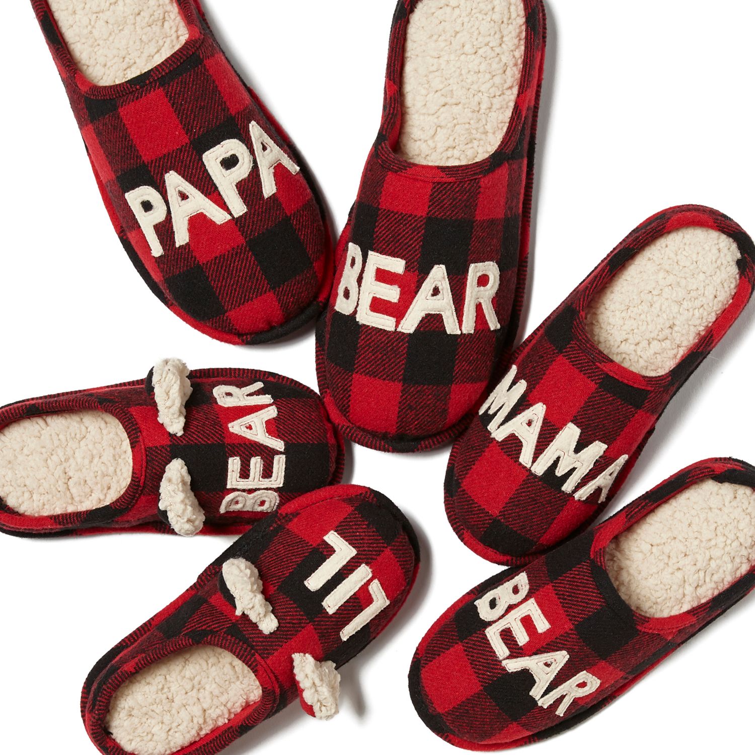 red dearfoam slippers