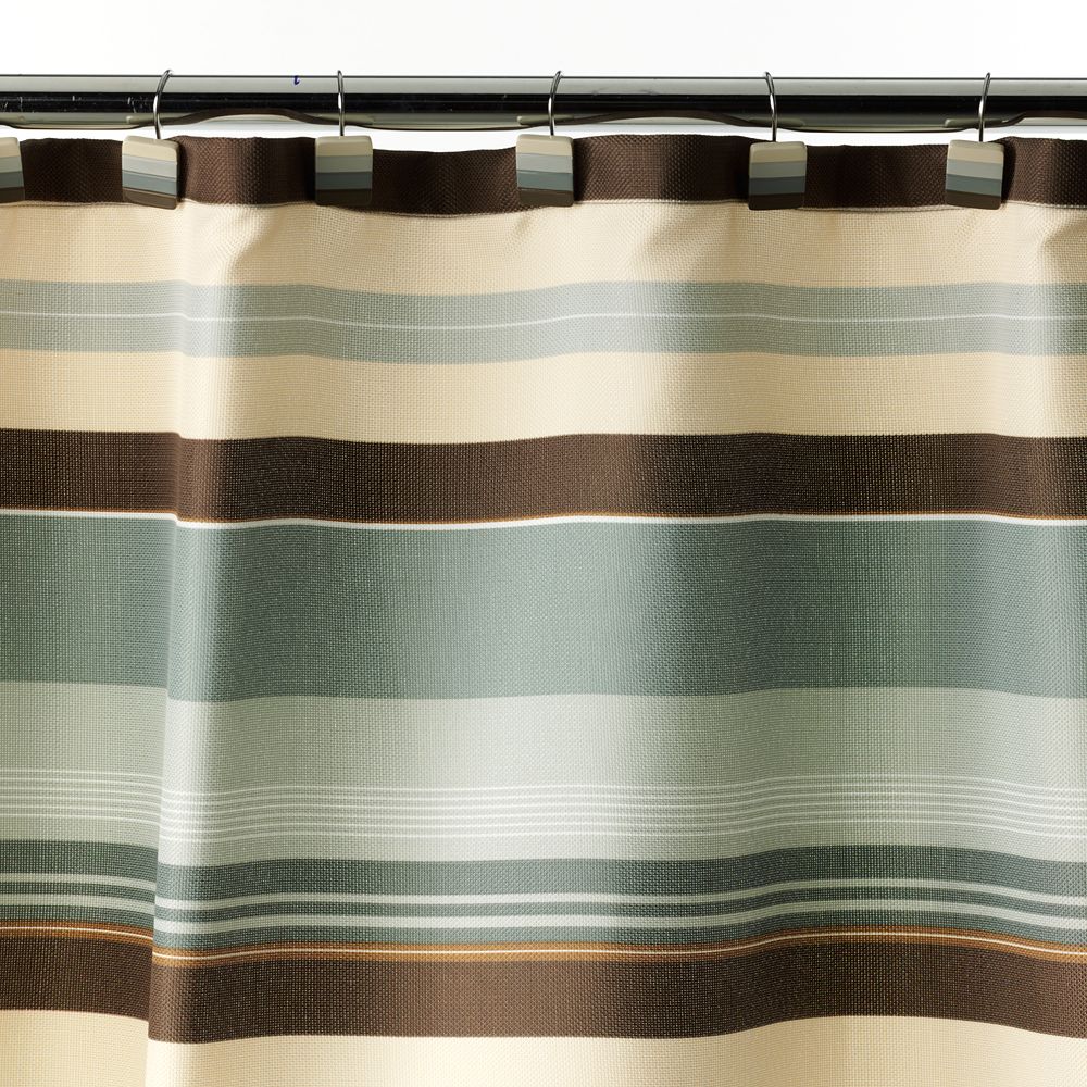 Madison Striped Shower Curtain Collection