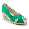 Oomphies by LAMO Peep-Toe Espadrilles
