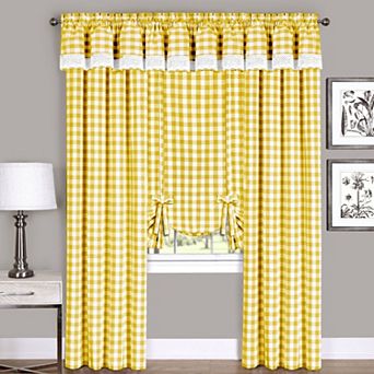 Buffalo Check Window Curtain Treatments