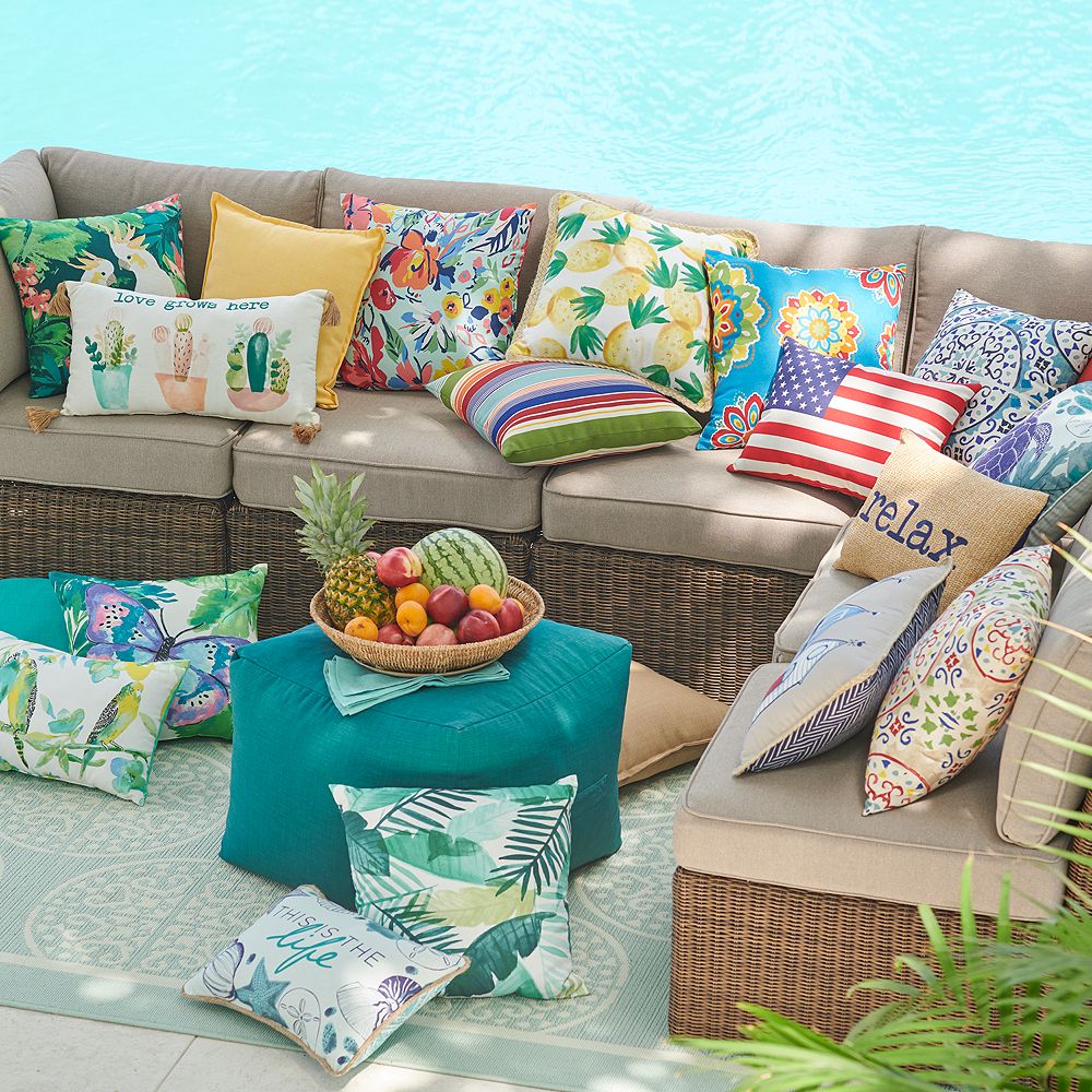 Sonoma Goods For Life Outdoor Cushion Pillow Collection