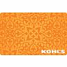 Orange Filigree Gift Card