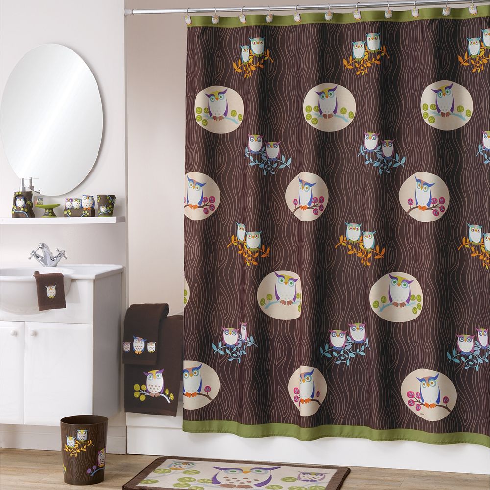 Allure Home Creations Awesome Owls Bathroom Accessories Collection