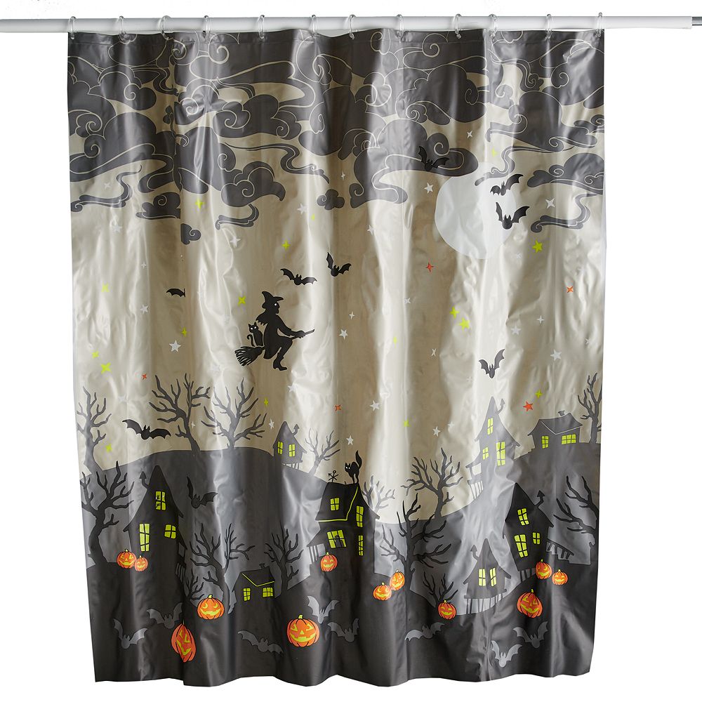 Halloween Dark Scenic Shower Curtain Collection