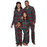 Jammies For Your Families Red Plaid Merry Christmas Family Pajamas Collection