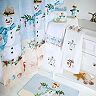 Avanti Coastal Snowman Shower Curtain Collection