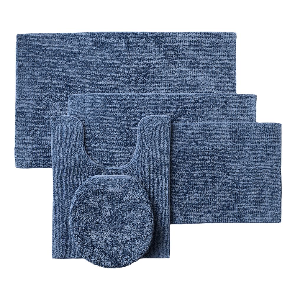 Sonoma Goods For Life Reversible Cotton Bath Rugs