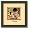 The Kiss Framed Canvas Art By Gustav Klimt