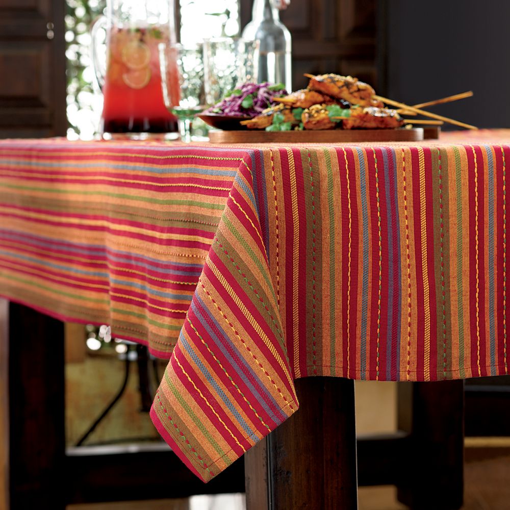 Bobby Flay Sangria Serape Tablecloth