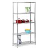 Honey-Can-Do Chrome Adjustable Shelving Unit
