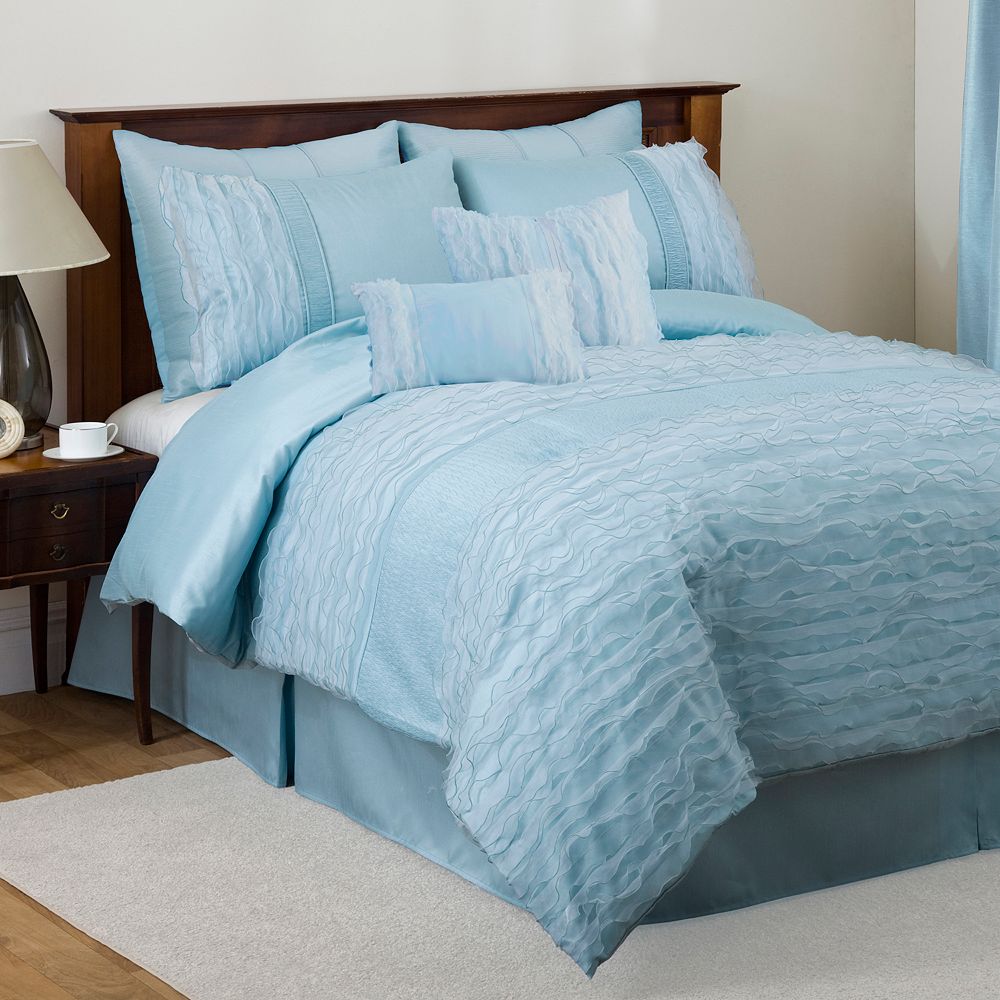 Lush Decor Paloma 4 Pc Ruffled Comforter Set