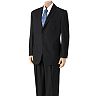 Haggar Classic-Fit Black Shadow Stripe Suit Separates - Men