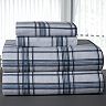 Pointehaven Plaid Flannel Sheet Set
