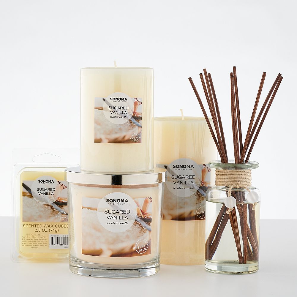 Sonoma Goods For Life® Sugared Vanilla Candle Collection