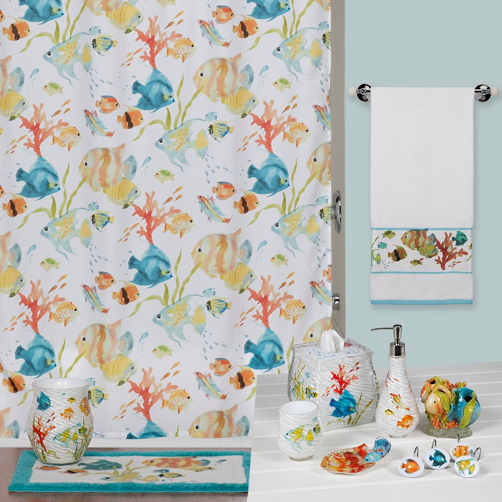 Creative Bath Rainbow Fish Bathroom Accessories Collection