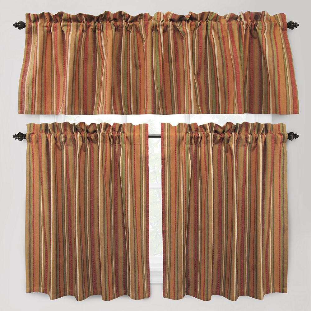 Park B Smith Raynier Tier Kitchen Curtains