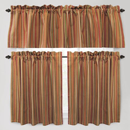Park B Smith Raynier Tier Kitchen Curtains
