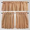Park B. Smith Cortina Tier Kitchen Curtains
