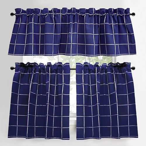 Park B Smith Durham Tier Kitchen Window Curtains