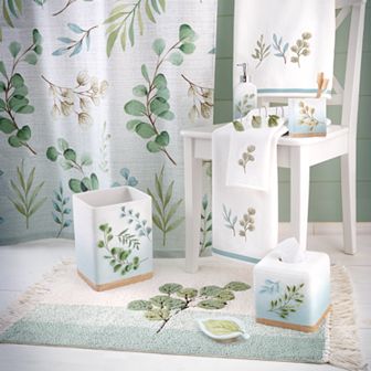 Avanti Ombre Leaves Bathroom Accessories Collection