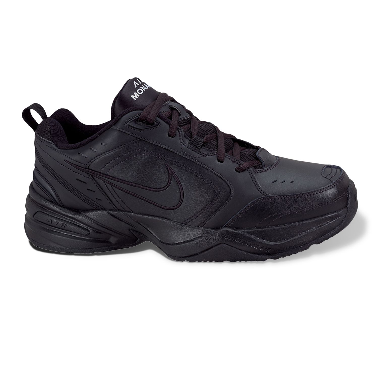 nike air monarch all black