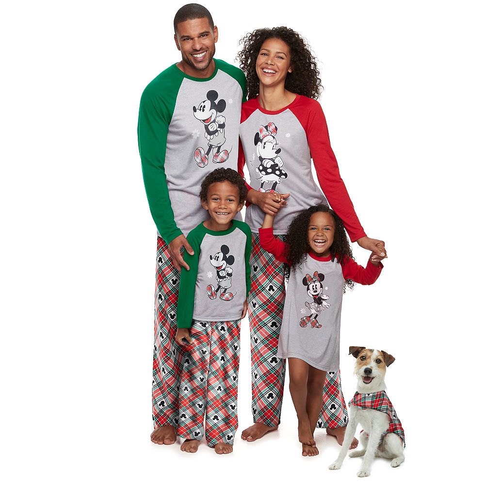 Mickey mouse matching outlet pajamas