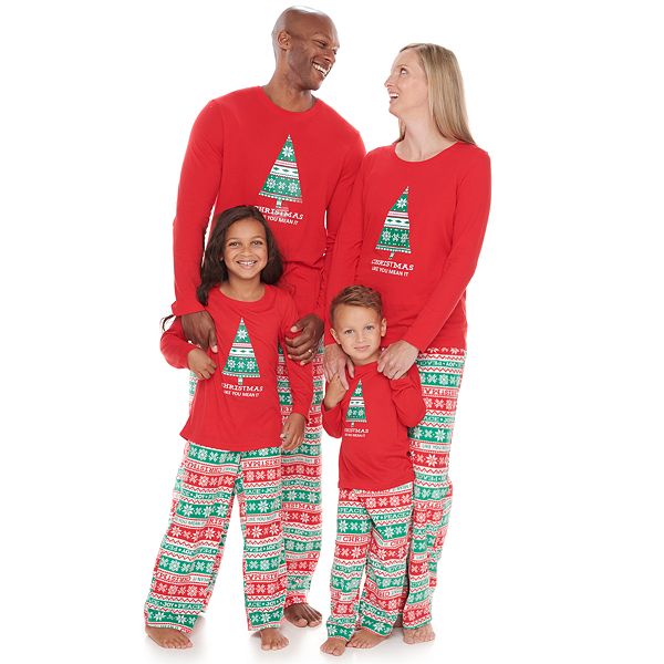 Jammies For Your Families® Christmas Like You Mean It Top & Bottoms Pajama  Set