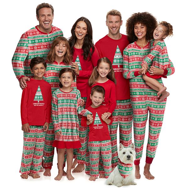 Matching Pajamas for the Entire Family