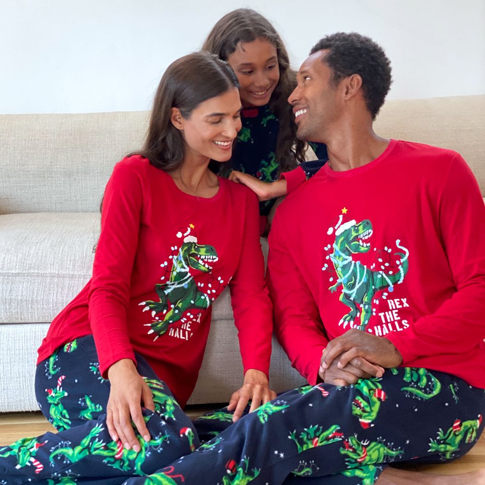 Dinosaur christmas pajamas outlet family