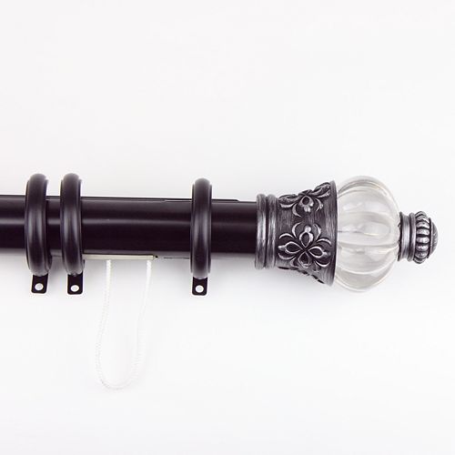 Rod Desyne Royal Traverse Adjustable Window Curtain Rod Rings