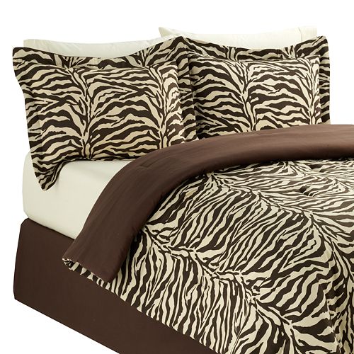 Wildlife Zebra Comforter Set