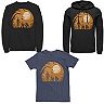 Men's Star Wars Droids Trick-Or-Treat Halloween Orange Death Star Tops