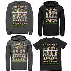 Men's Nintendo Ugly Christmas Mario and Bowser Sweatshirt – Fifth Sun