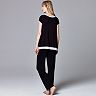 Simply Vera Vera Wang Pajamas: Basic Luxury Pajama Separates - Women's