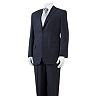 Haggar Classic-Fit Herringbone Navy Suit Separates - Men