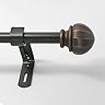 Decopolitan Faceted Ball Window Curtain Rod Collection