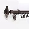 Decopolitan Square Traverse Window Curtain Rod
