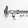 Decopolitan Square Traverse Window Curtain Rod
