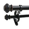 Decopolitan Urn Window Curtain Rod Collection