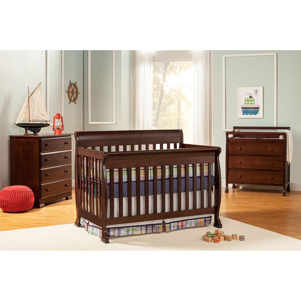Davinci Kalani Crib Set, Honey Oak Baby Dresser