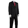Haggar Classic-Fit Black Herringbone Suit Separates - Men