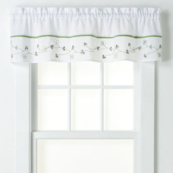 CHF &amp; You Clover Tier Kitchen Curtains