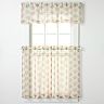 CHF & You Sheer Orchard Tree Tier Kitchen Window Curtains