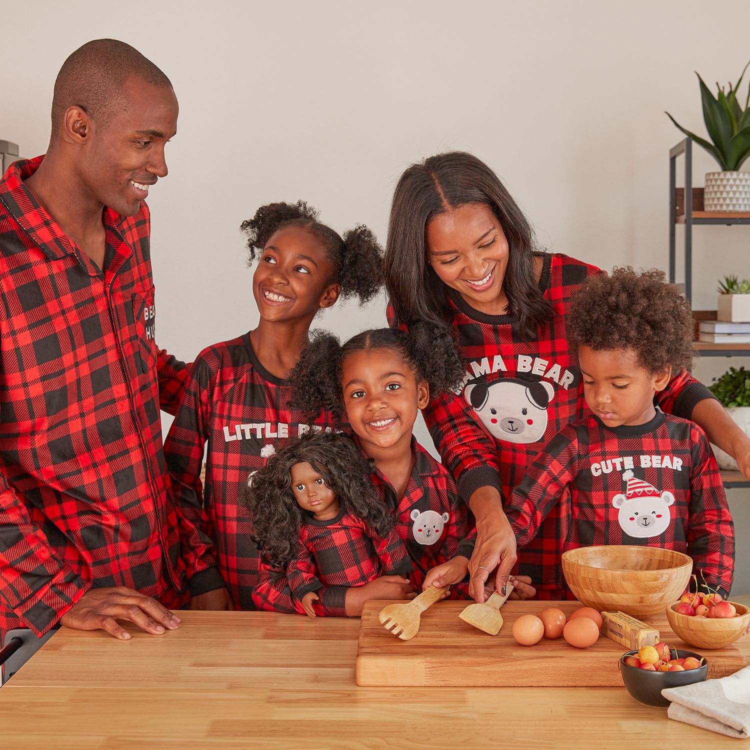 Family christmas pajamas online with baby