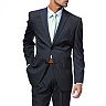 Haggar Classic-Fit Charcoal Pinstripe Suit Separates - Men