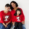 Family Fun™ Peanuts Snoopy "Holiday Vibes" Graphic Tees