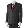 Chaps Classic-Fit Plaid Gray Suit Separates