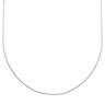 Silver-Bonded Square Snake Chain Necklace